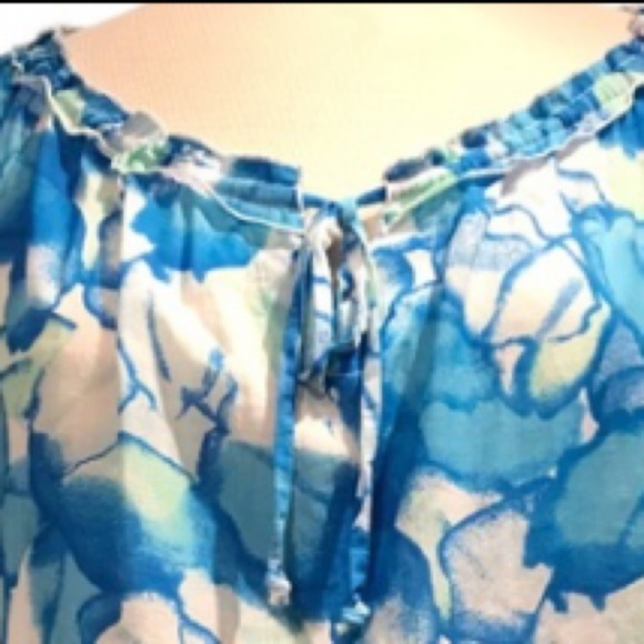 Fresh Produce 100% Cotton Blouse Tunic Floral Woman’s Size Small - Picture 6 of 6